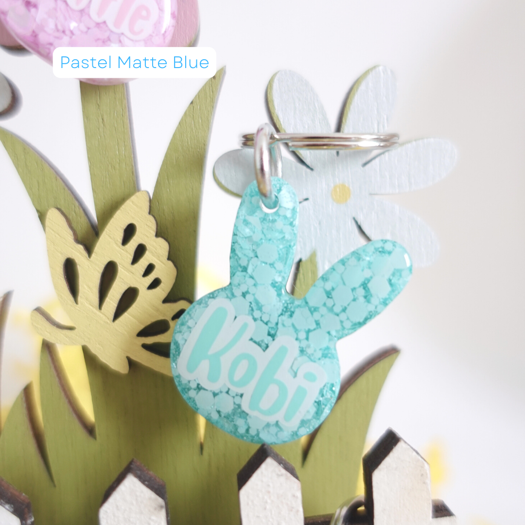Pastel Bunny Pet Tag