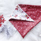 Christmas Red Dots with Snowman & Gingerbread Man Bandana