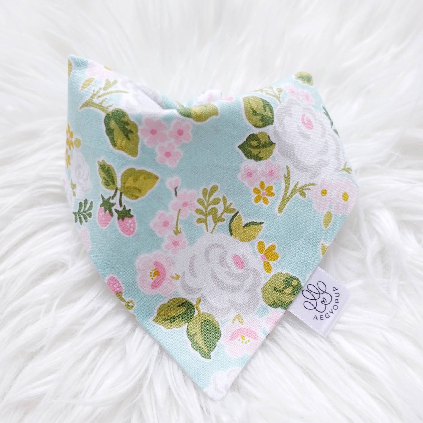 Hearts and Flowers Theme Bandana