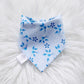 Blue Floral Theme Bandana