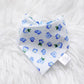 Blue Floral Theme Bandana