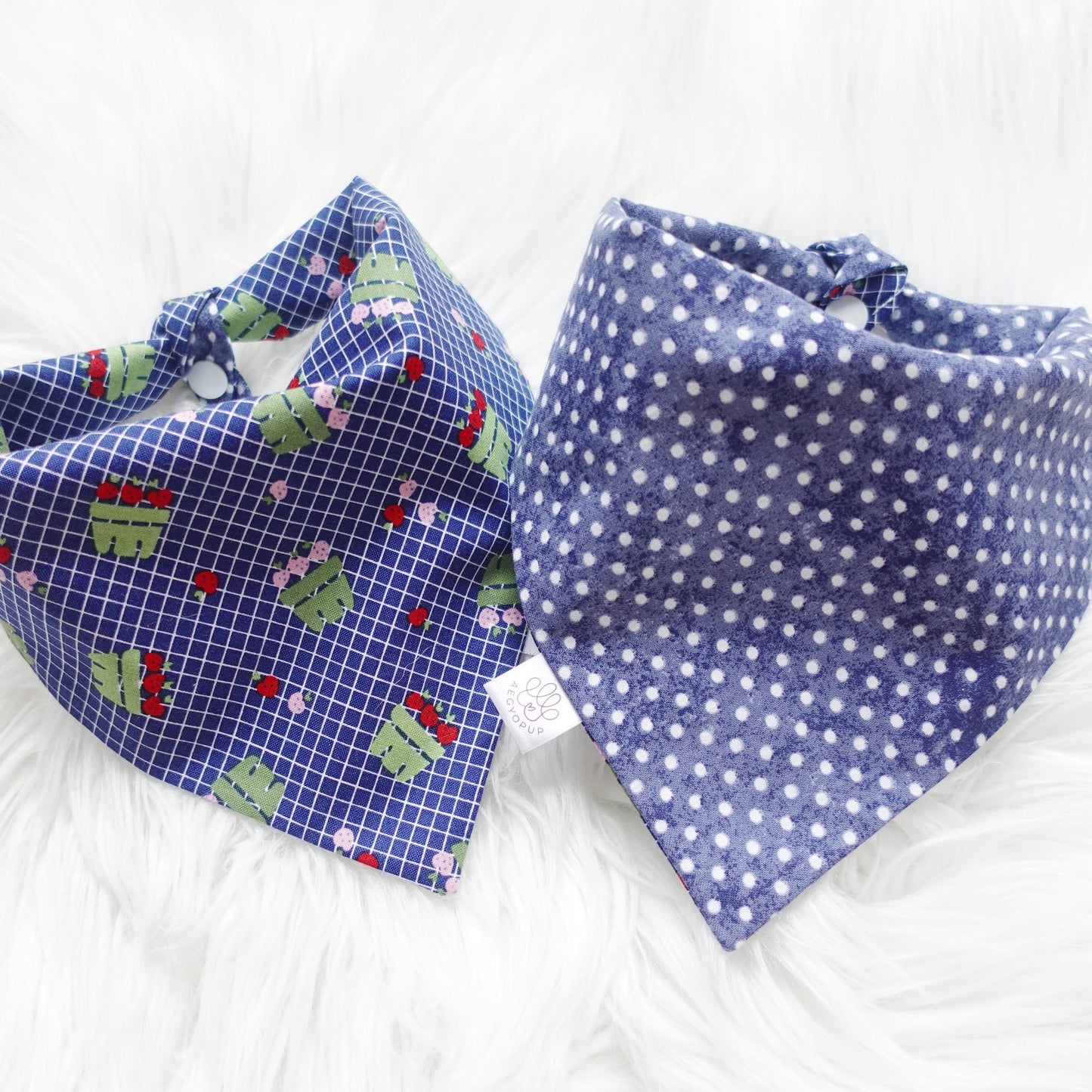 Strawberry Basket and Polka Dots Bandana