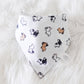 Frenchie Dog and Paw Bandana