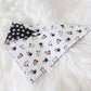 Frenchie Dog and Paw Bandana