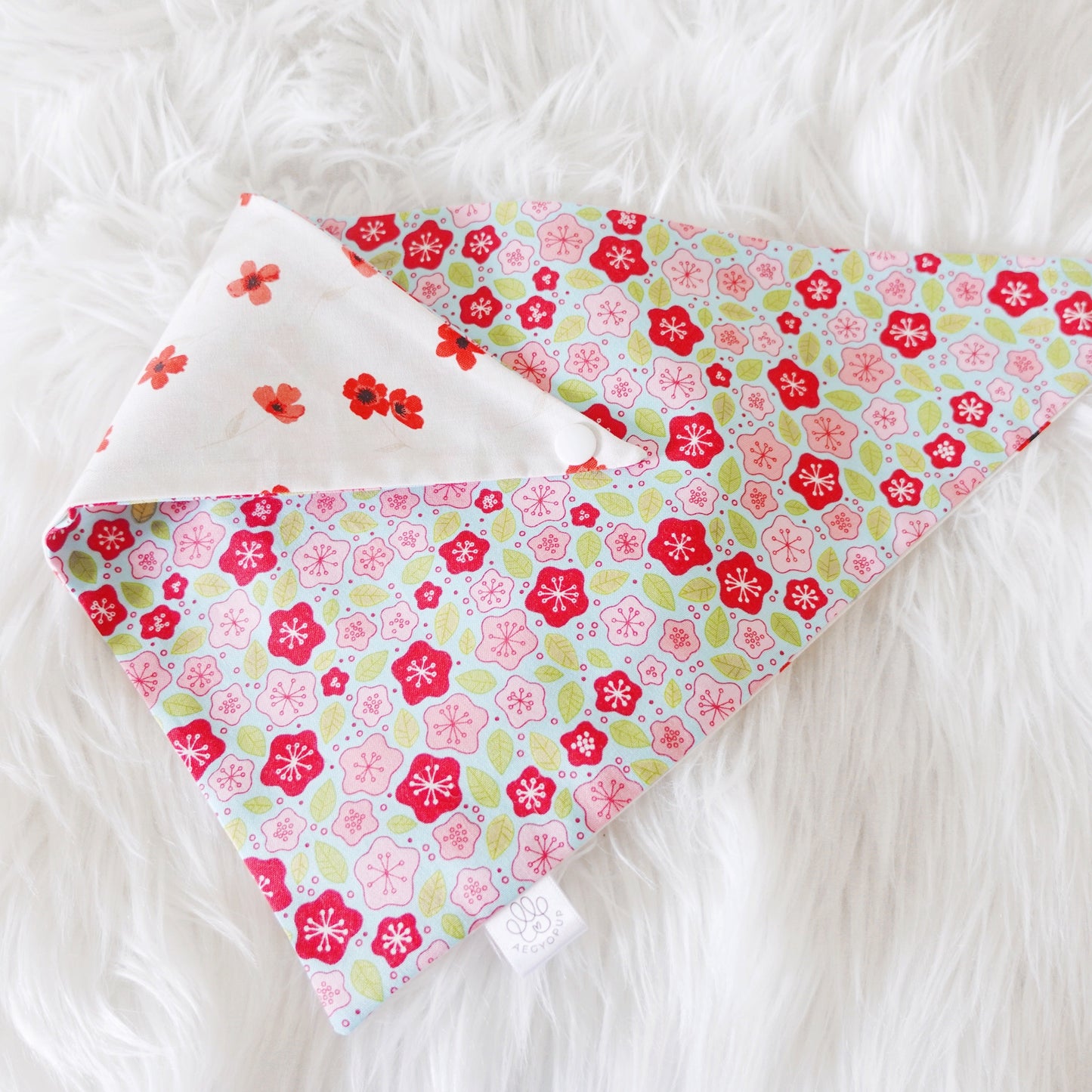 Poppy Flower Bandana