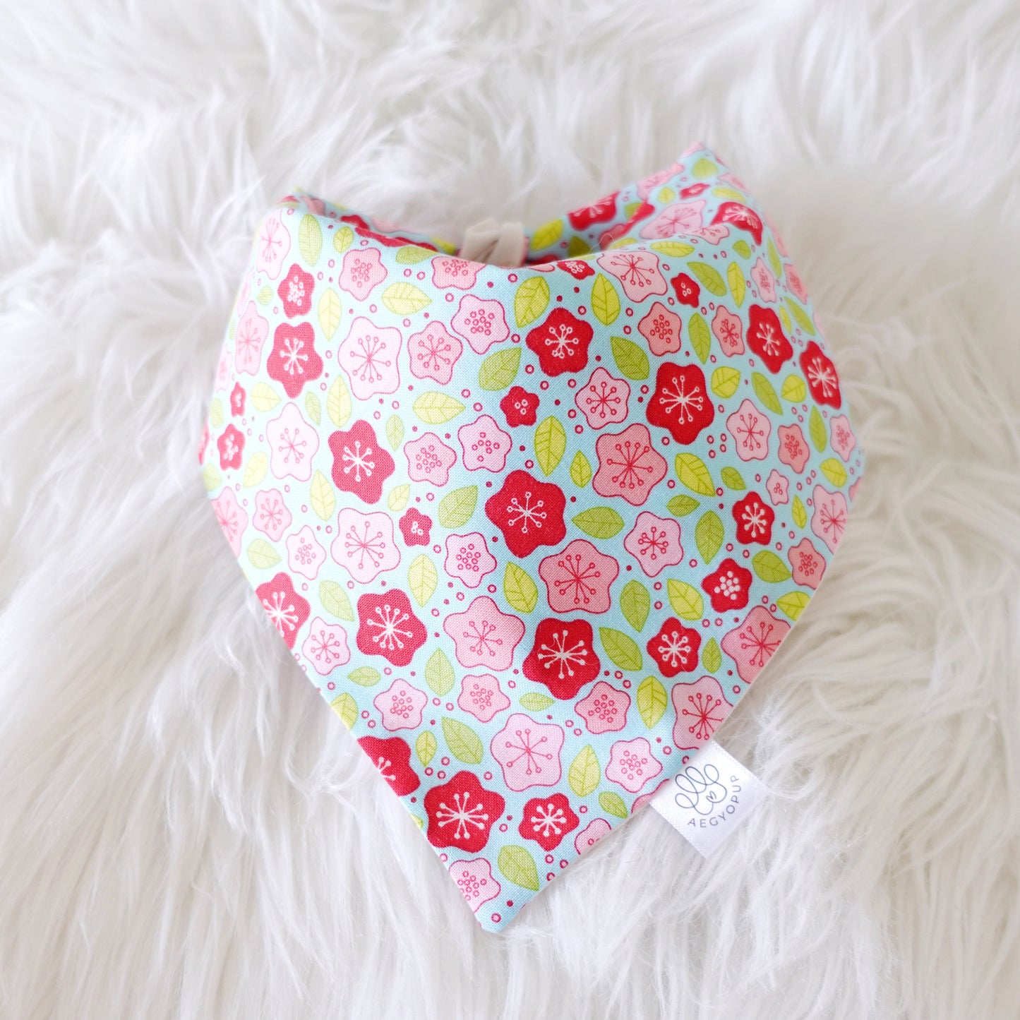 Poppy Flower Bandana