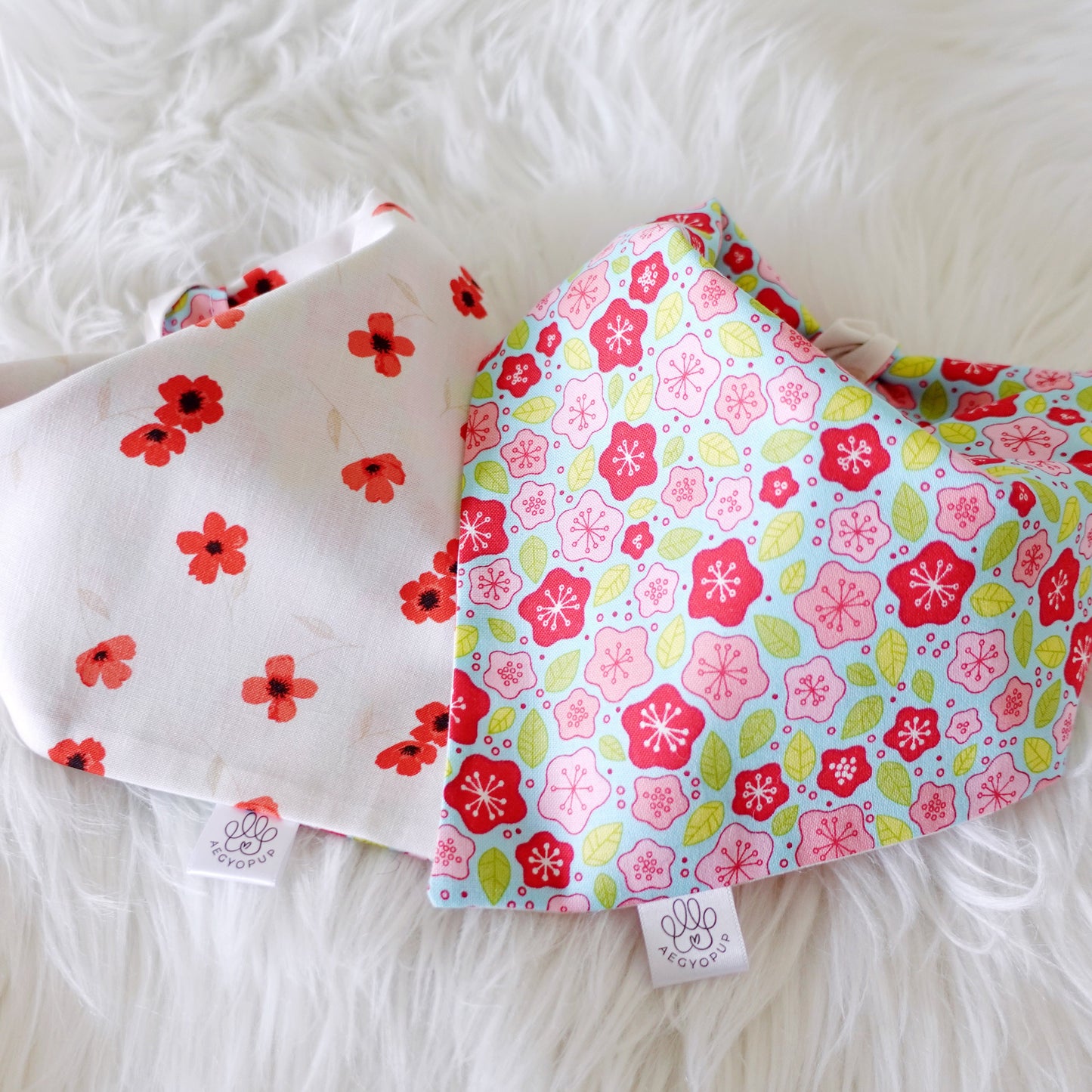 Poppy Flower Bandana