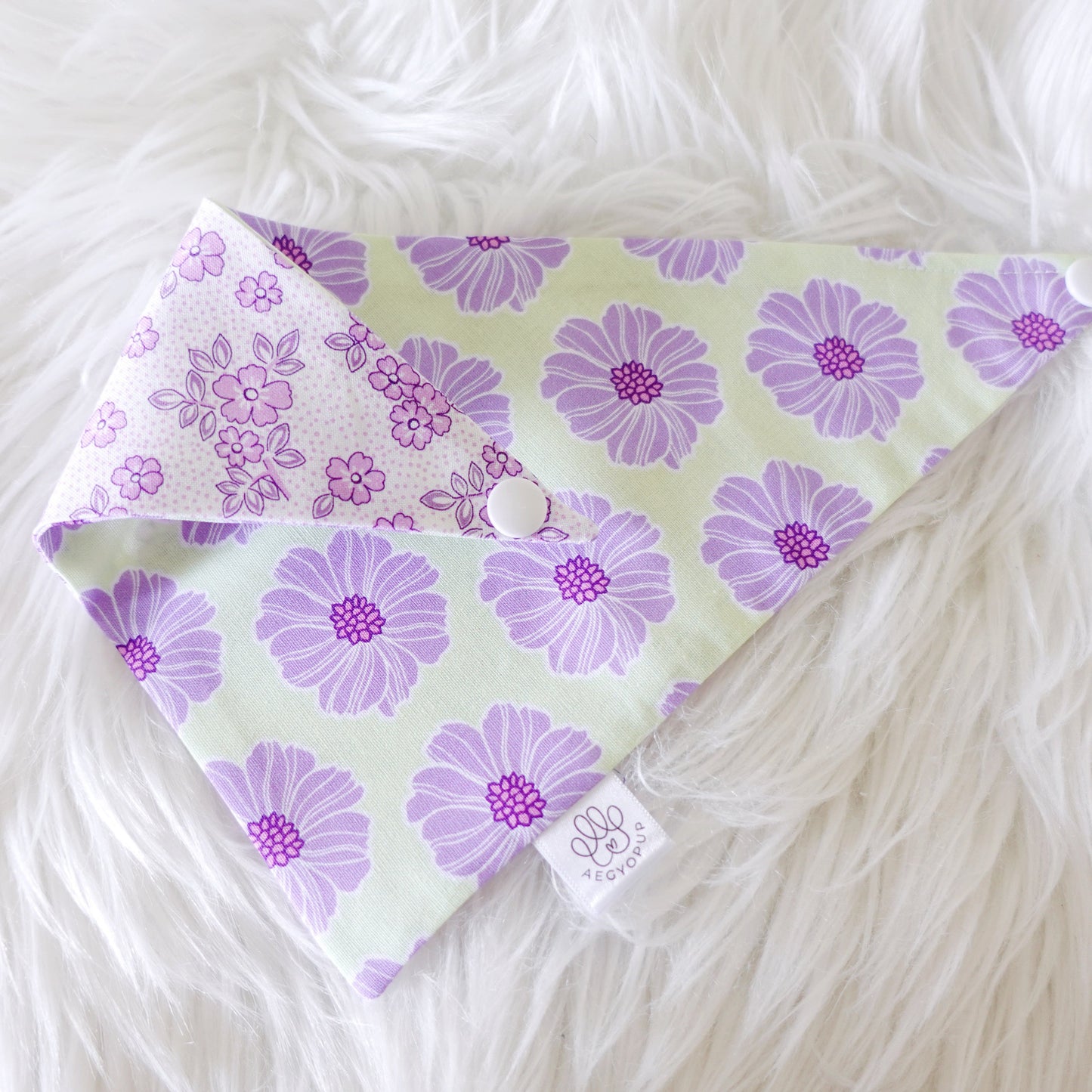 Purple Lilac Flowers Bandana