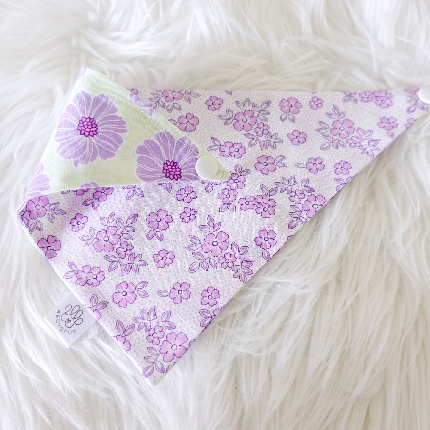 Purple Lilac Flowers Bandana