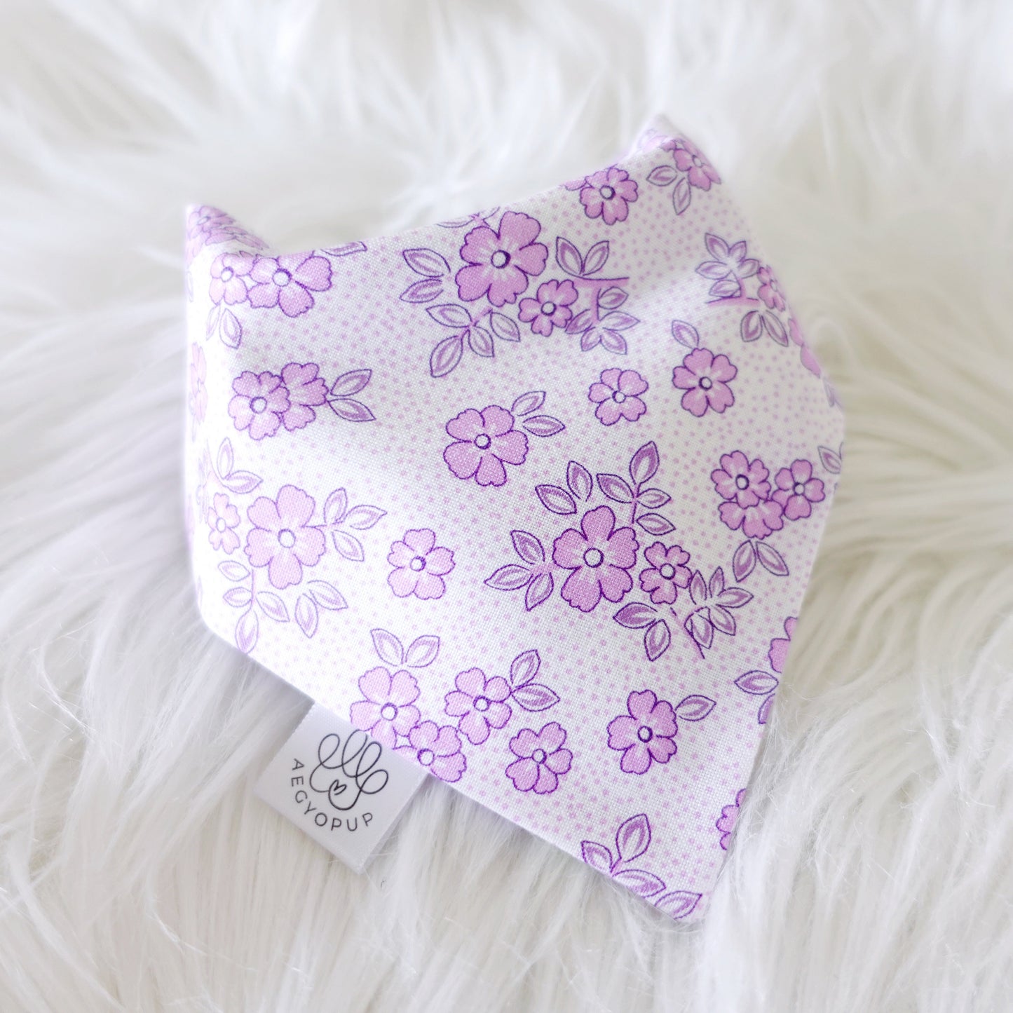 Purple Lilac Flowers Bandana