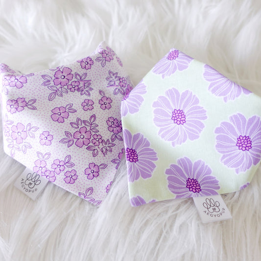 Purple Lilac Flowers Bandana