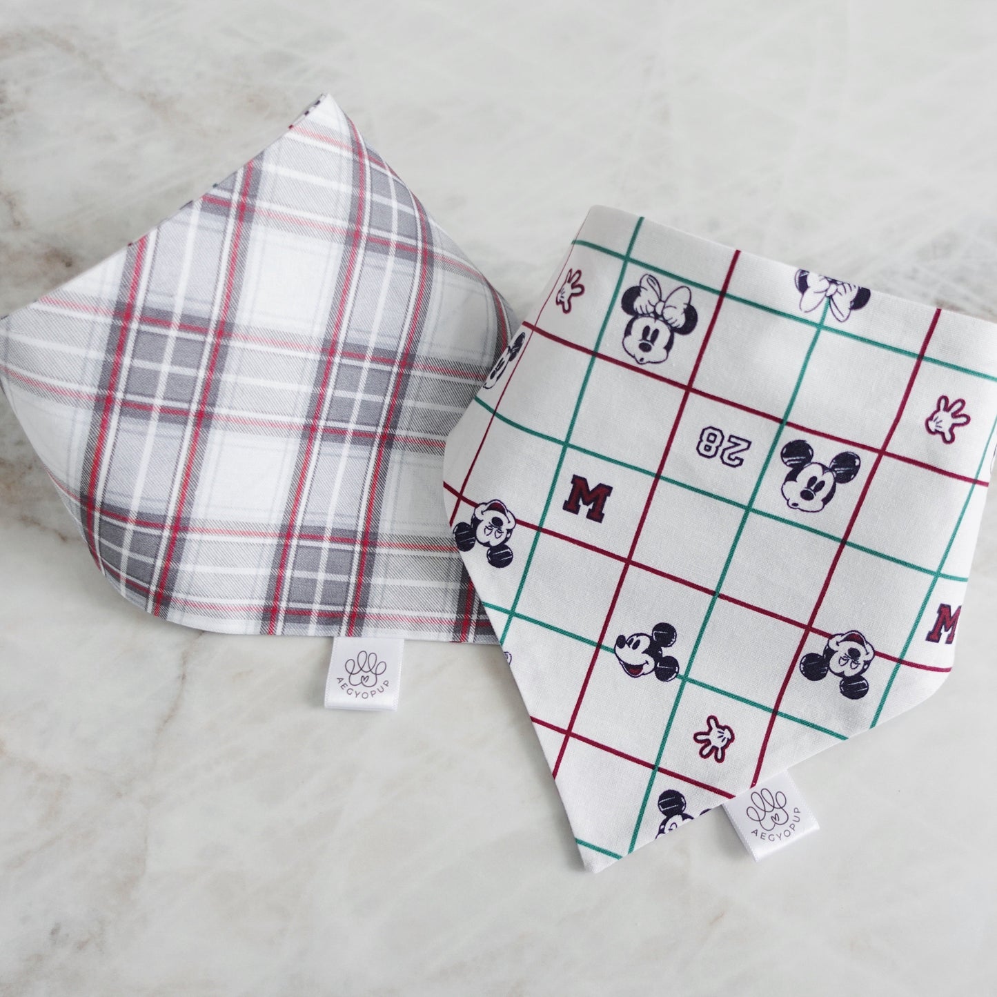 Plaid Mickey Mouse Bandana