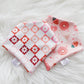 Valentine Strawberry Dipped and Checkered Flower Bandana