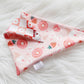 Valentine Strawberry Dipped and Checkered Flower Bandana