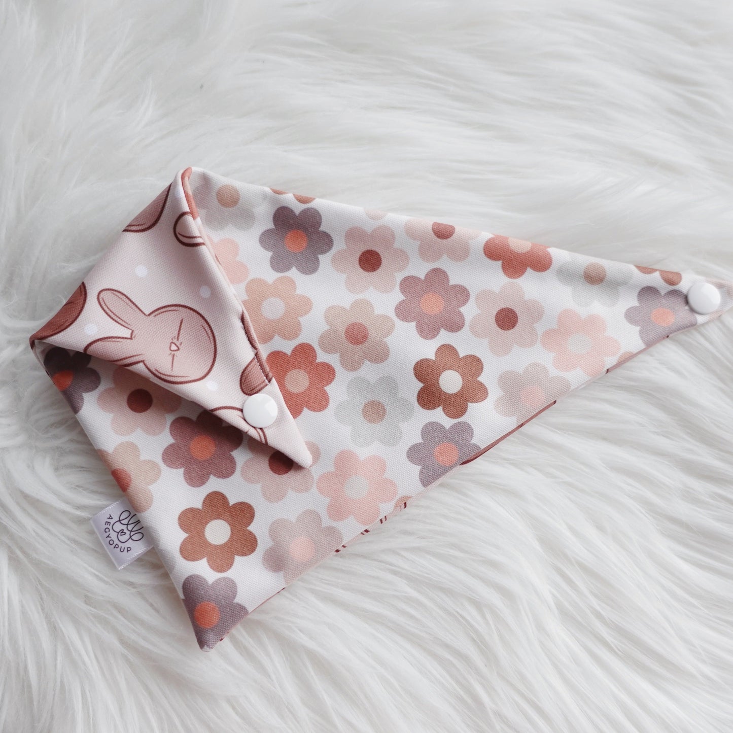 Retro Flower Bunny Bandana