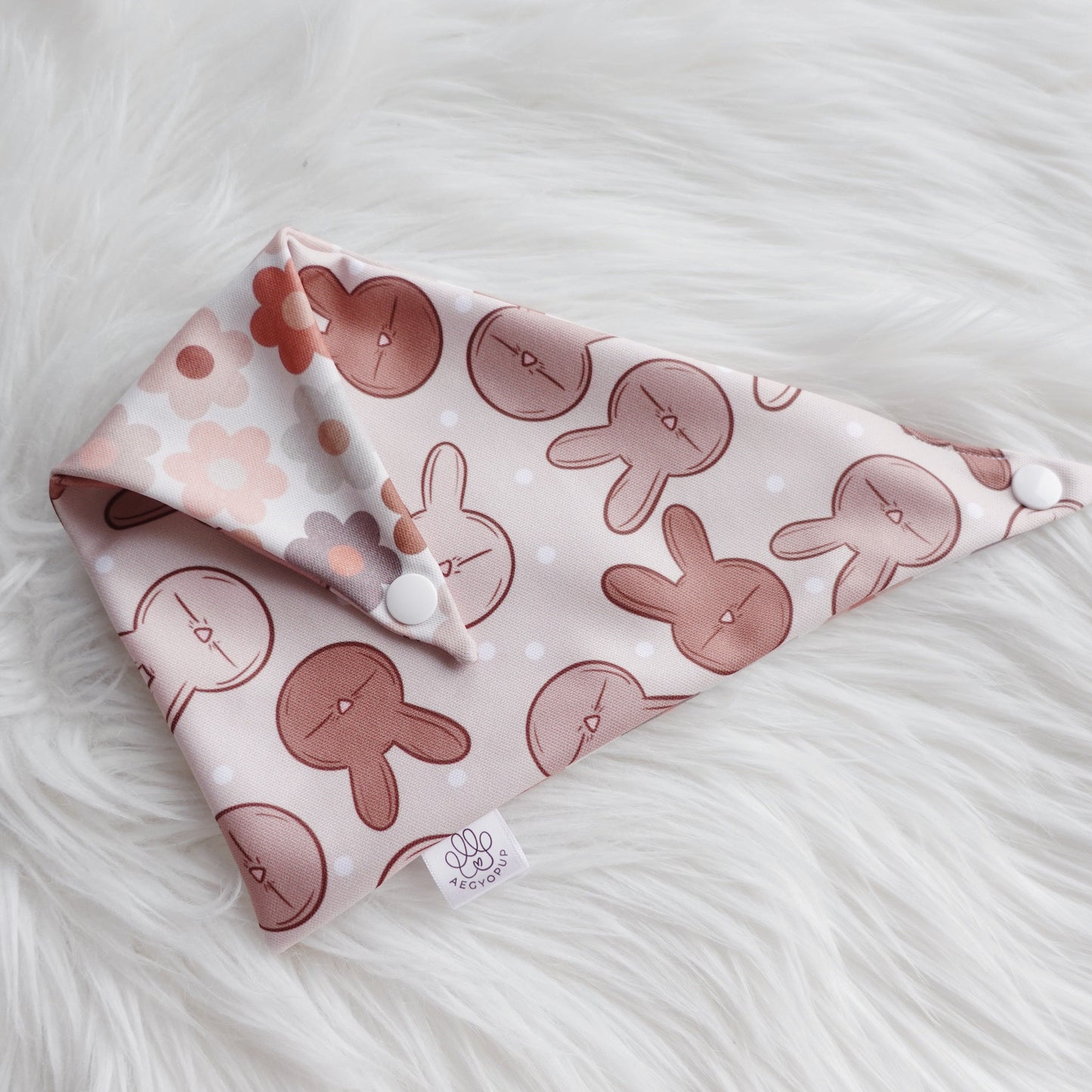 Retro Flower Bunny Bandana