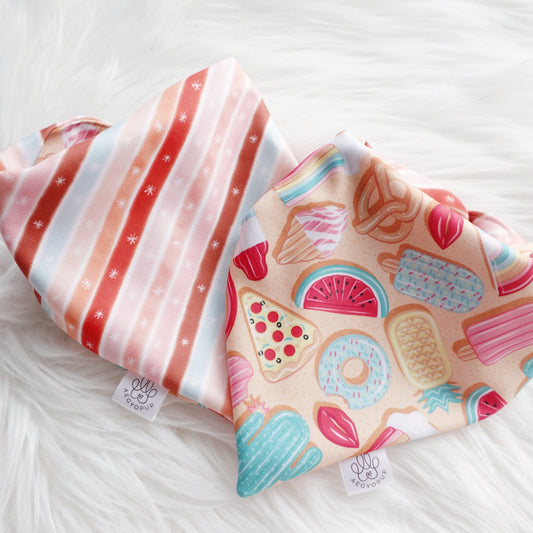 Summer Beachy Stripe Bandana