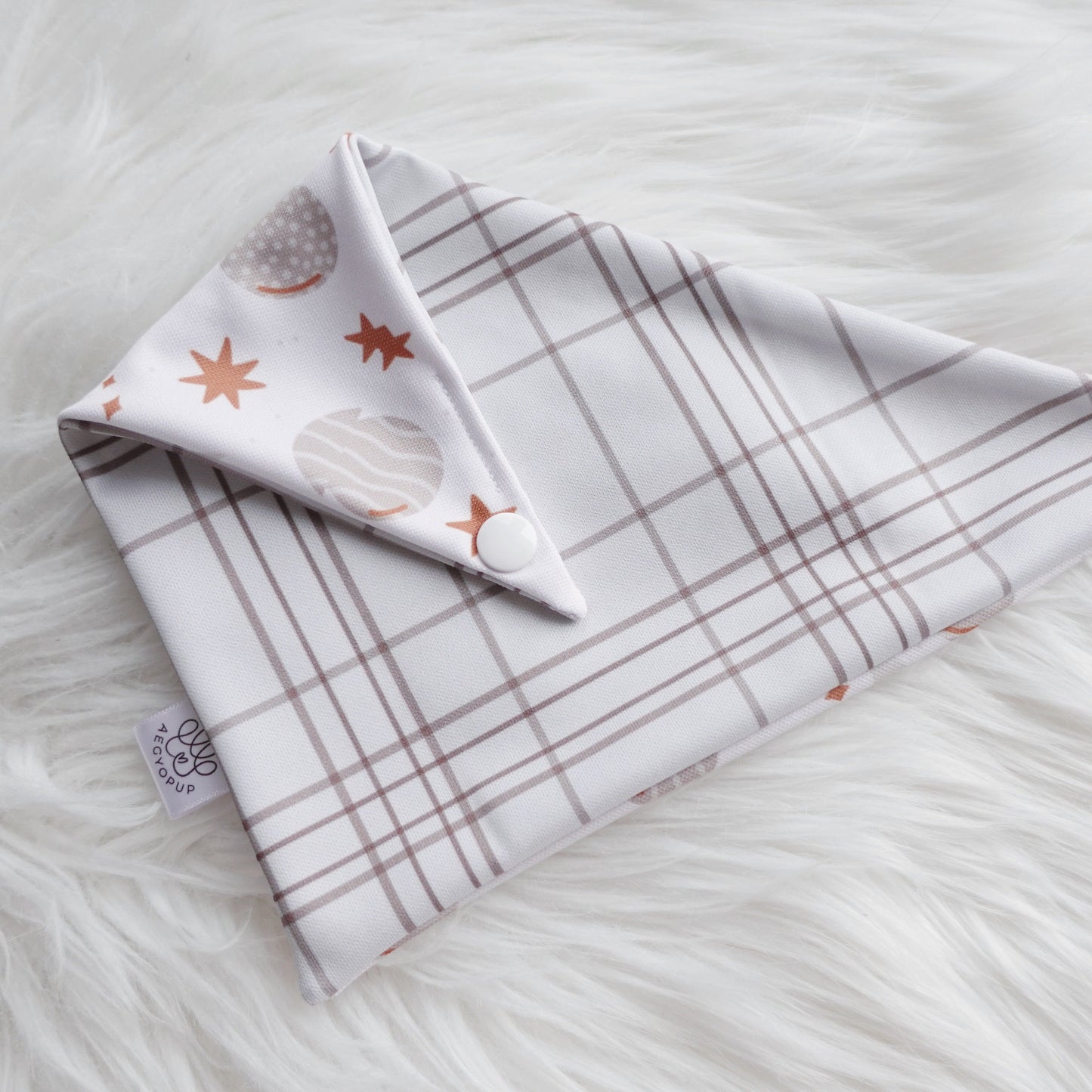 Grey Space Line Bandana