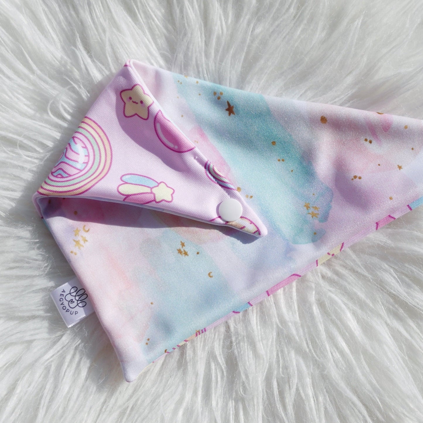 Cute Spaceship Pastel Bandana,