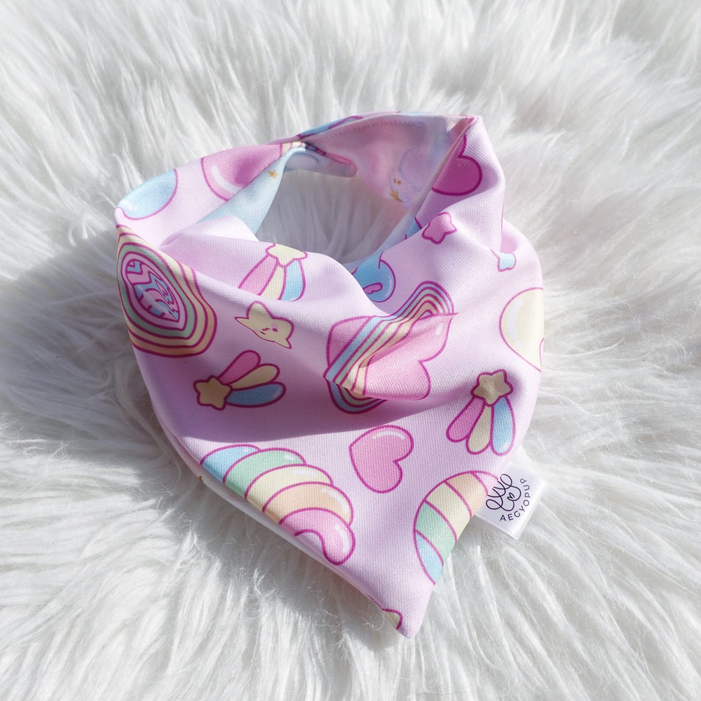 Cute Spaceship Pastel Bandana,