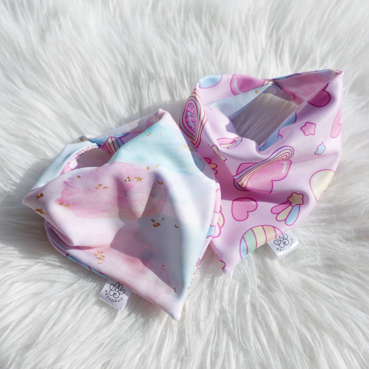 Cute Spaceship Pastel Bandana,