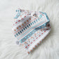 Christmas Blue Stripe Raindeer Candy Bandana