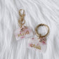 White Ema Sakura Cherry Blossom Pet Tag