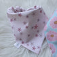 Pink and Blue Floral Bandana