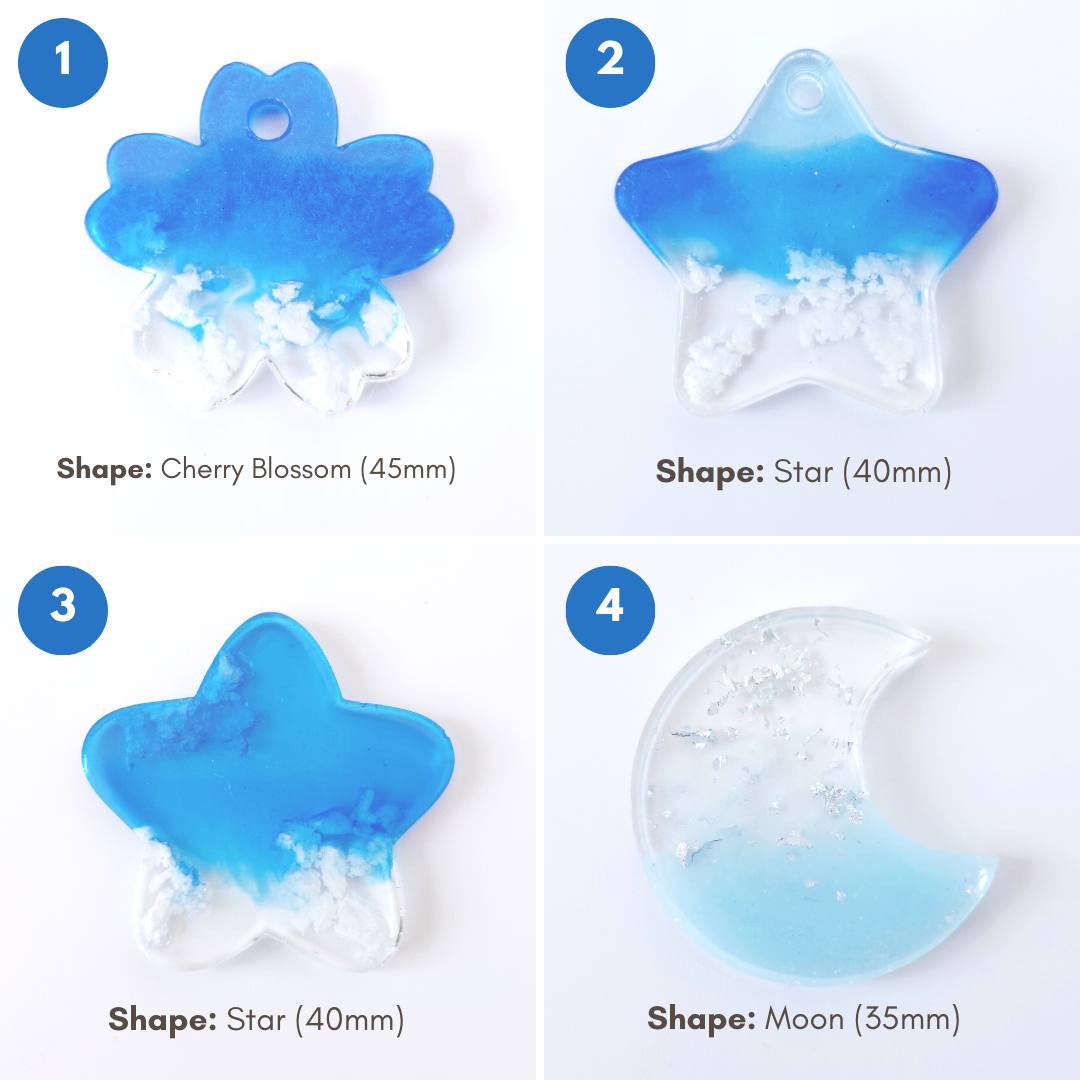 Pre-made Blue Pet Tags