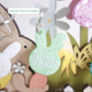 Pastel Bunny Pet Tag