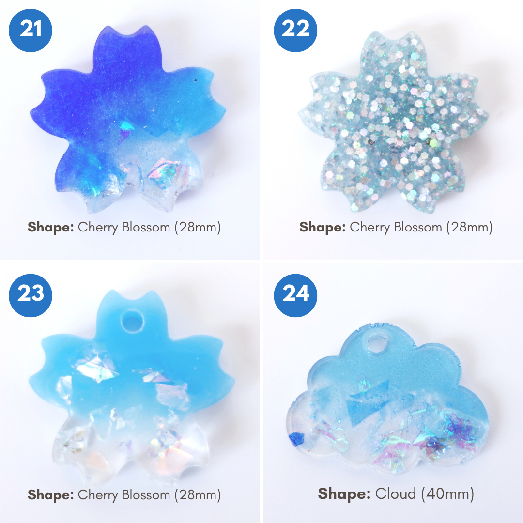 Pre-made Blue Pet Tags