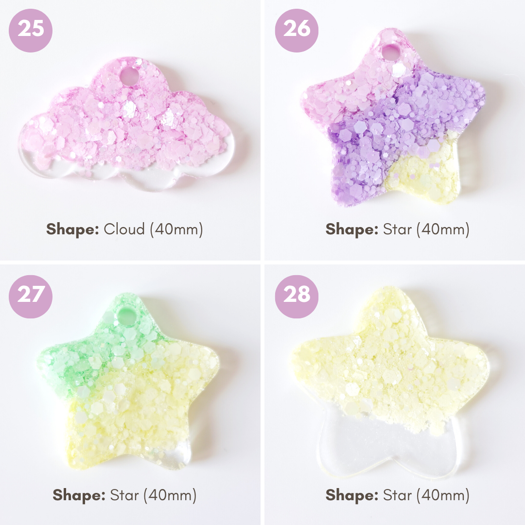 Pre-made Pastel Pet Tags