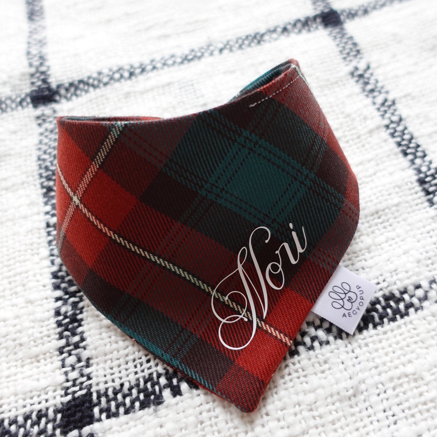 Christmas Plaid Bandana