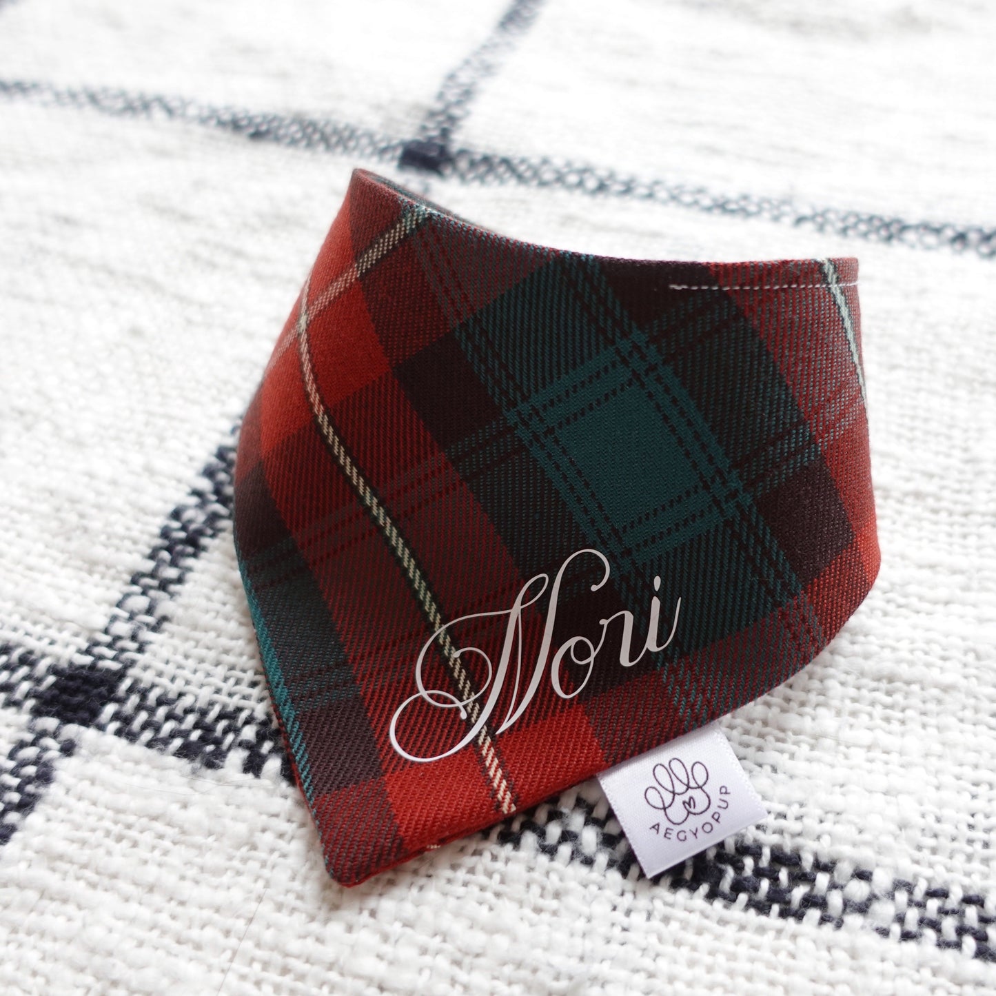 Christmas Plaid Bandana