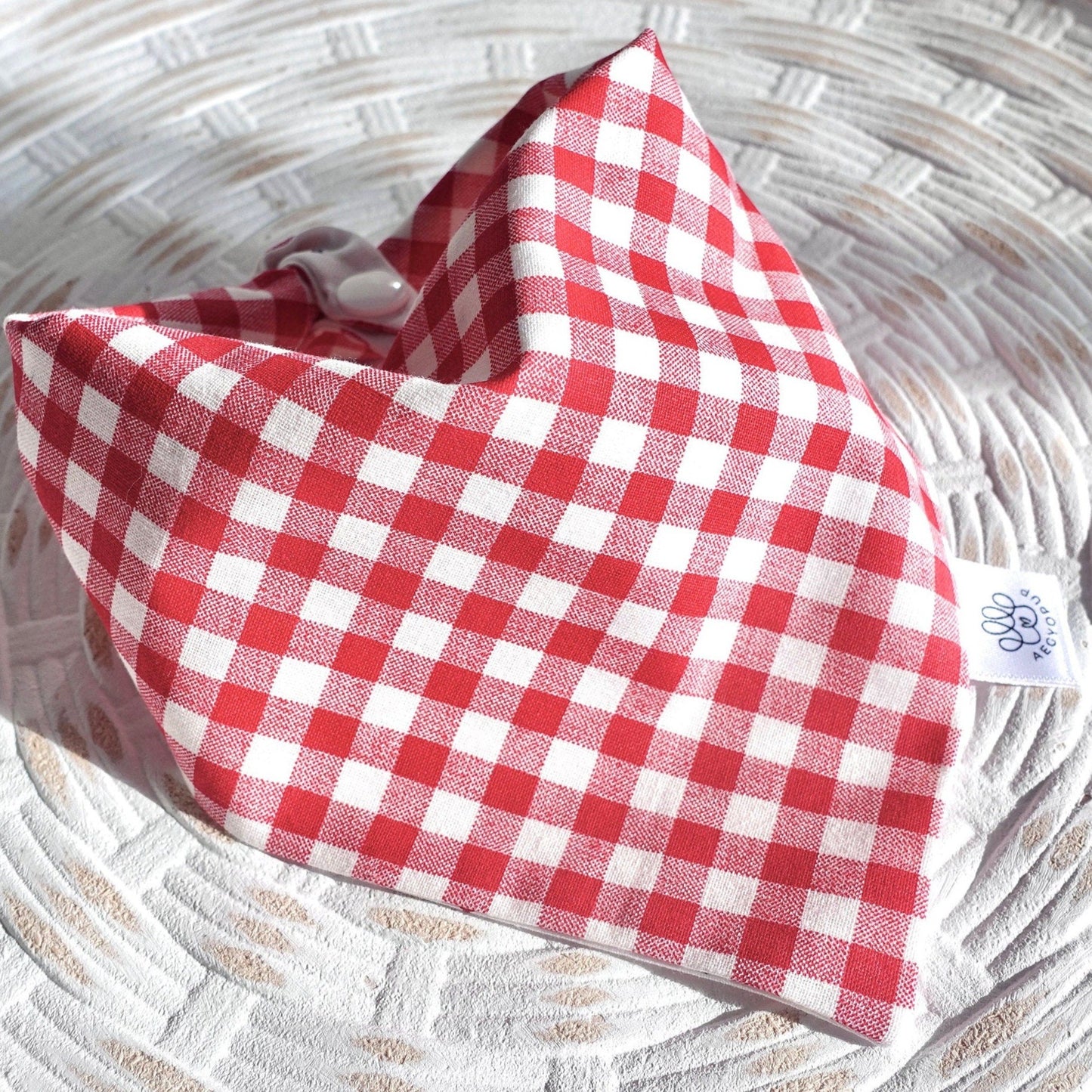 Red Checkered Picnic and Splattered Dots