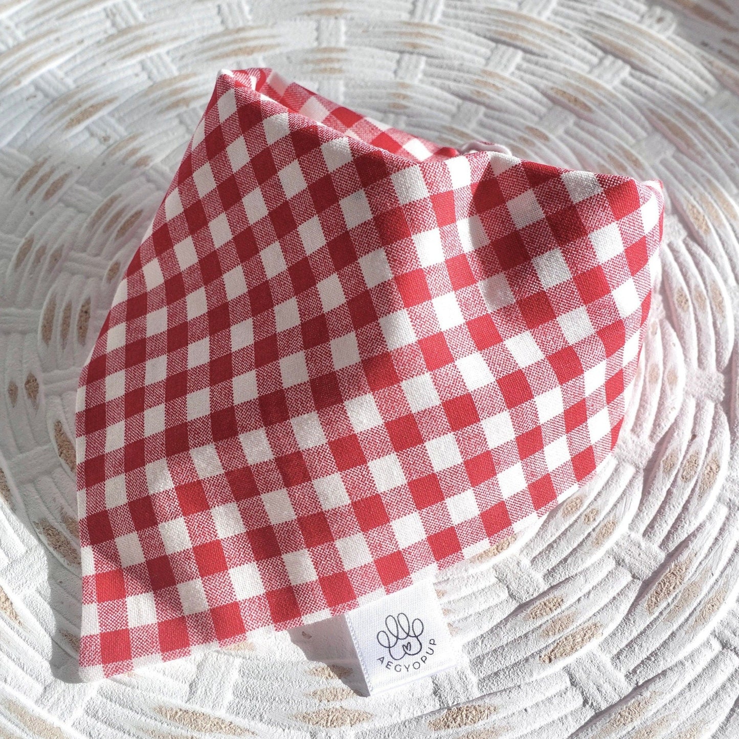 Red Checkered Picnic and Splattered Dots