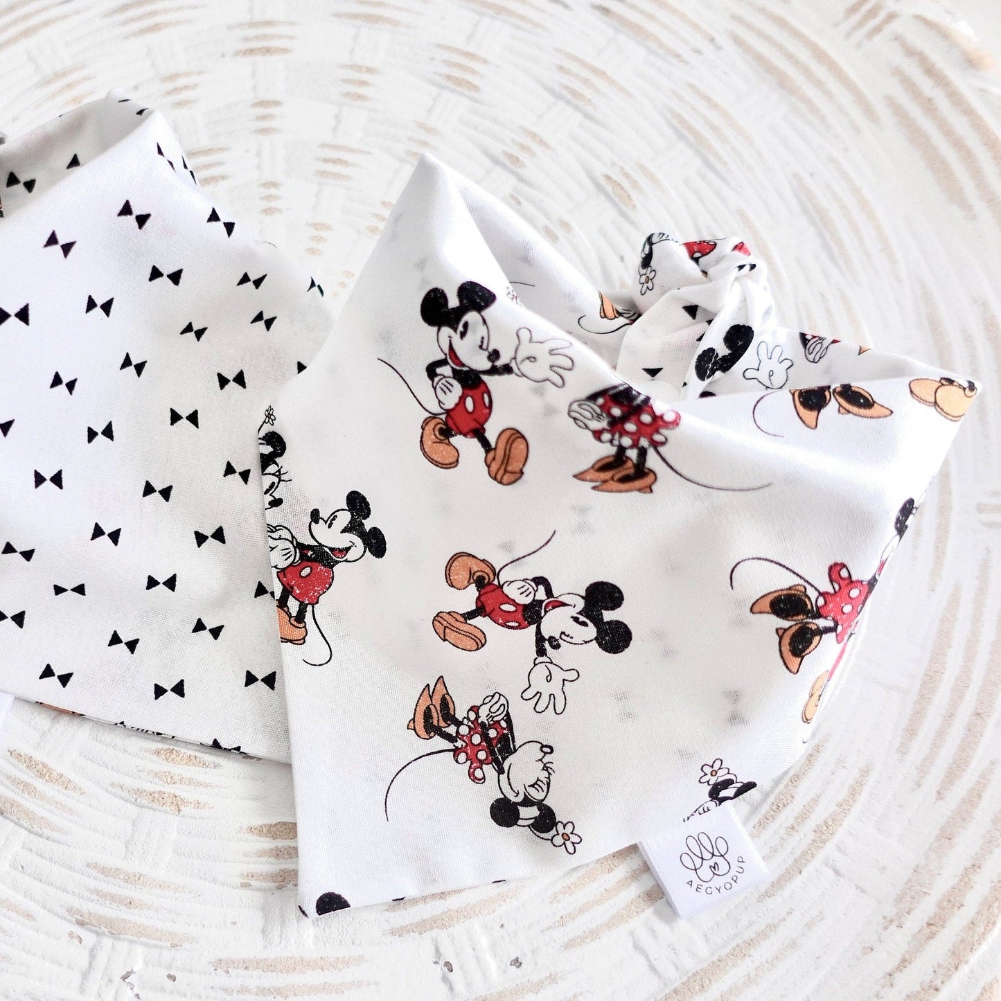 Micky & Minnie Mouse and Bows