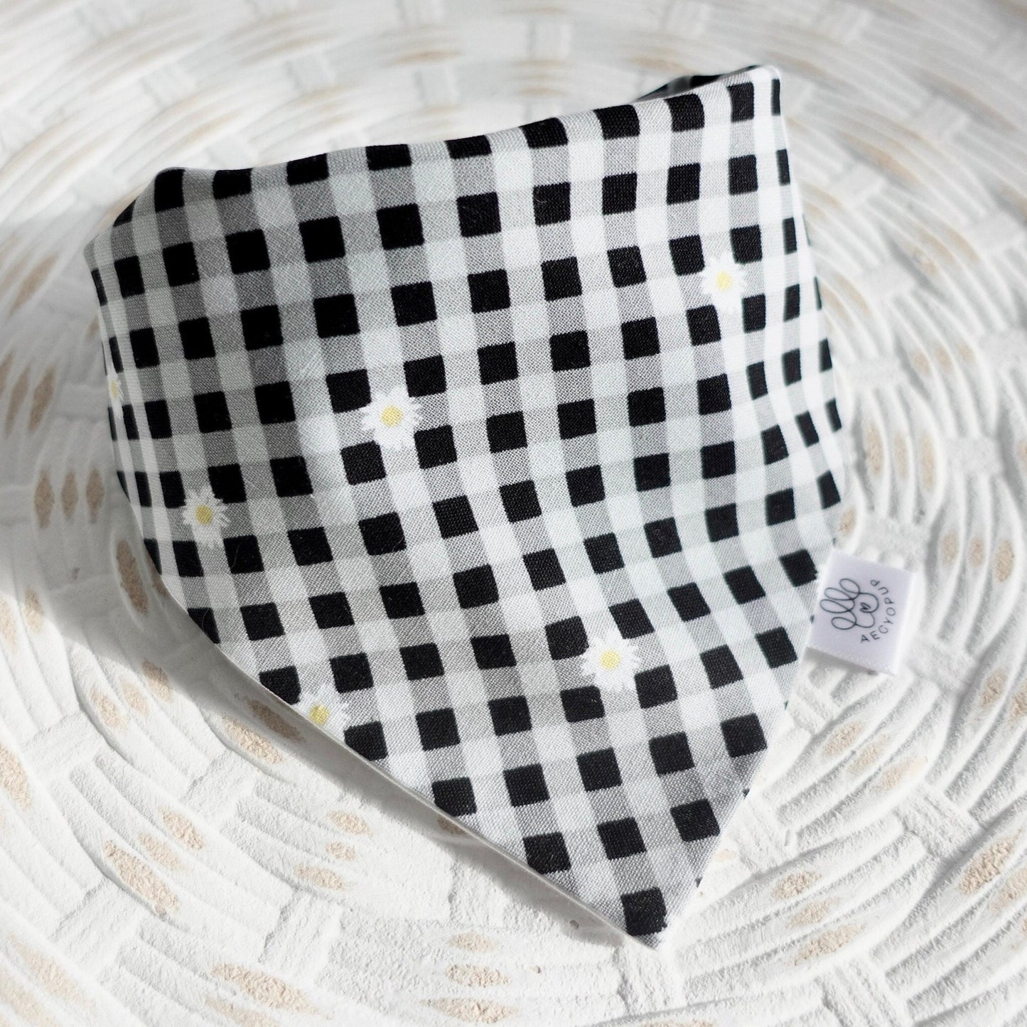 Checkered Gingham and White Xs