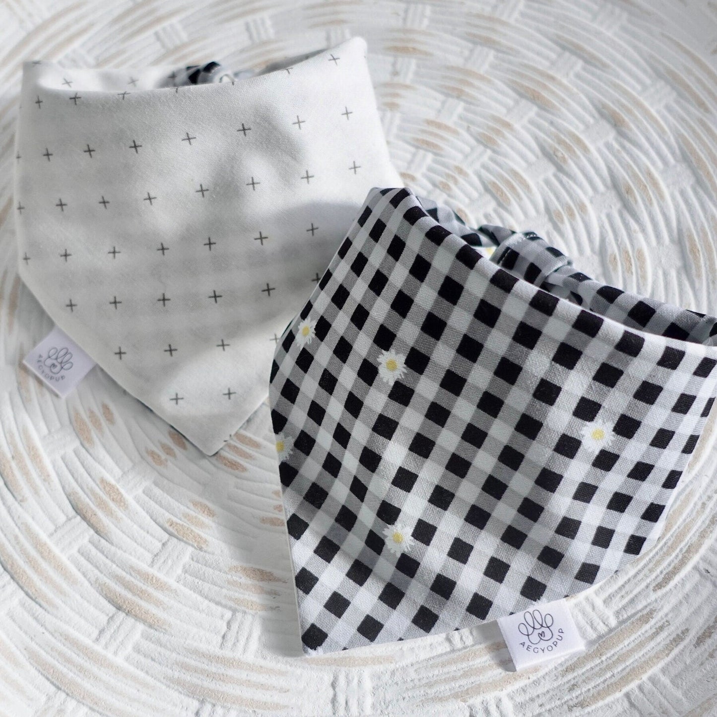 Checkered Gingham and White Xs