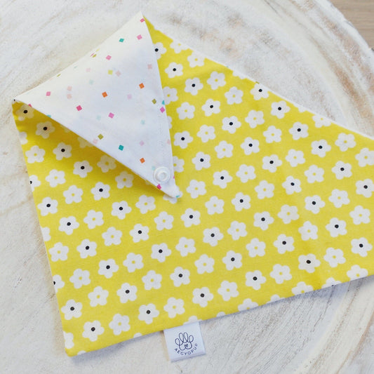 Yellow Floral and Confetti