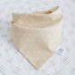 Beige Gingham and Hearts