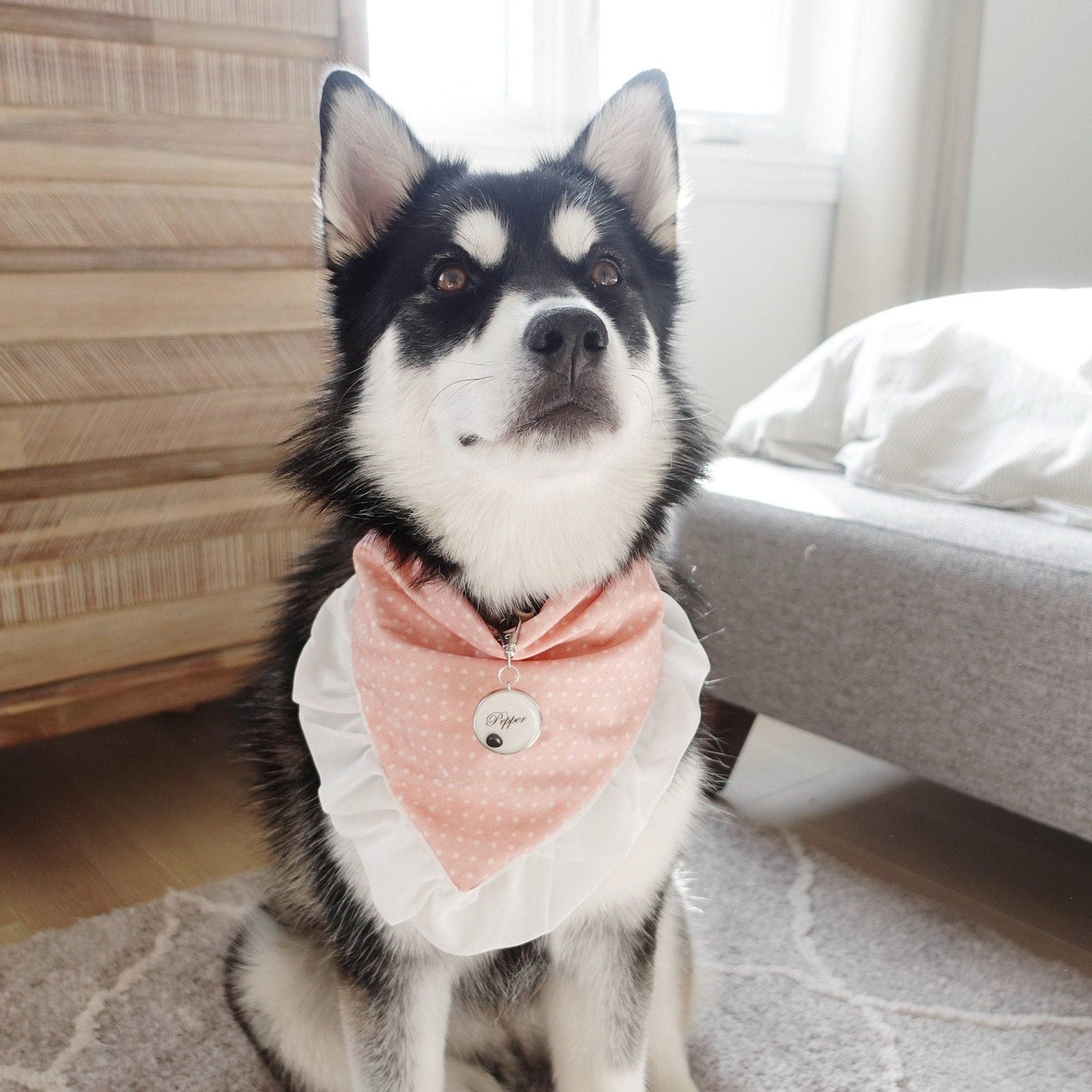 Pink Floral and Polka Dots